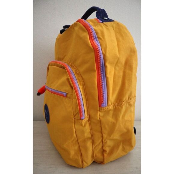 Kipling KIA5L4-7CY Women's Spicy Gold Yellow 15" Laptop Seoul Backpack - Picture 7 of 15